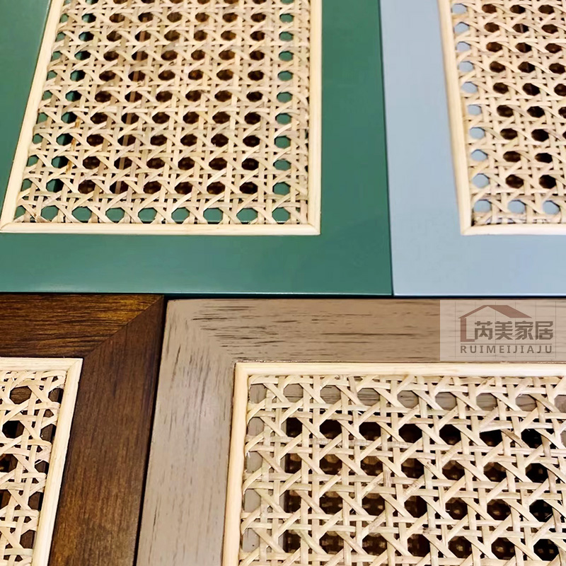 仿天然藤编PE材料修藤椅吊顶贴面装饰藤席家具门框屏风改造编织网