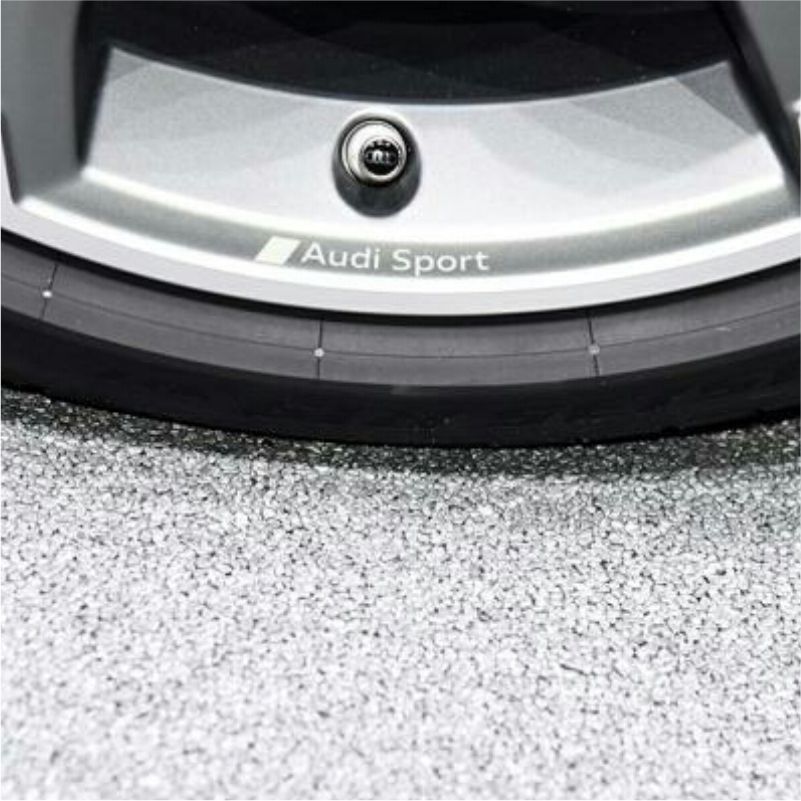 适用于奥迪专用A3A5A4LA6Q5Q7改装反光钢圈创意轮圈汽车贴纸轮毂