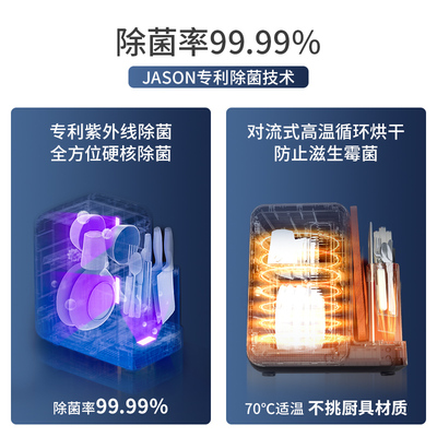 火鸡消毒碗柜家用小型立式消毒柜茶具碗筷收纳烘干一体厨具安全屋