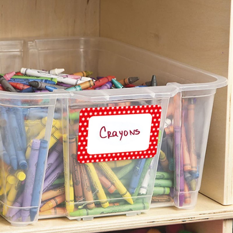 大号彩色姓名贴纸空白可手写自粘标签儿童名字贴手帐便签索引贴冰