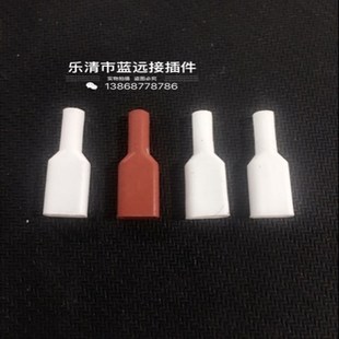 6.3插簧直型扁头硅胶护套耐高温护z套硅胶护套 6.3插簧护套2000