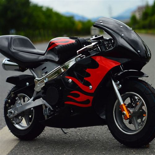 免费加粗链条新款迷你小摩托车跑车小型摩托车49-50c成人儿童汽油