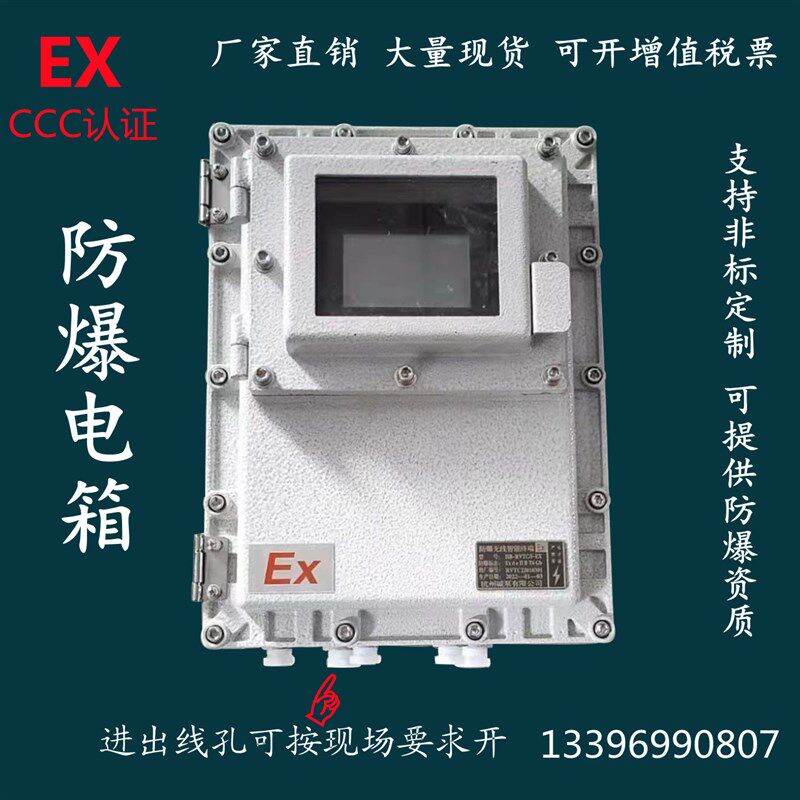 防爆仪表控制箱铸铝防爆配电箱触摸屏防爆控制柜不锈钢温控仪表箱