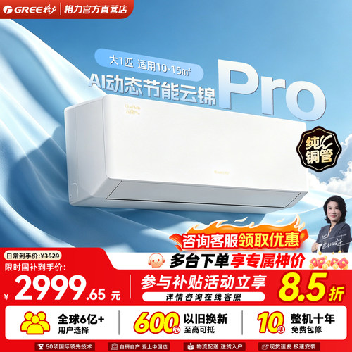 格力新1级冷暖变频挂机空调
