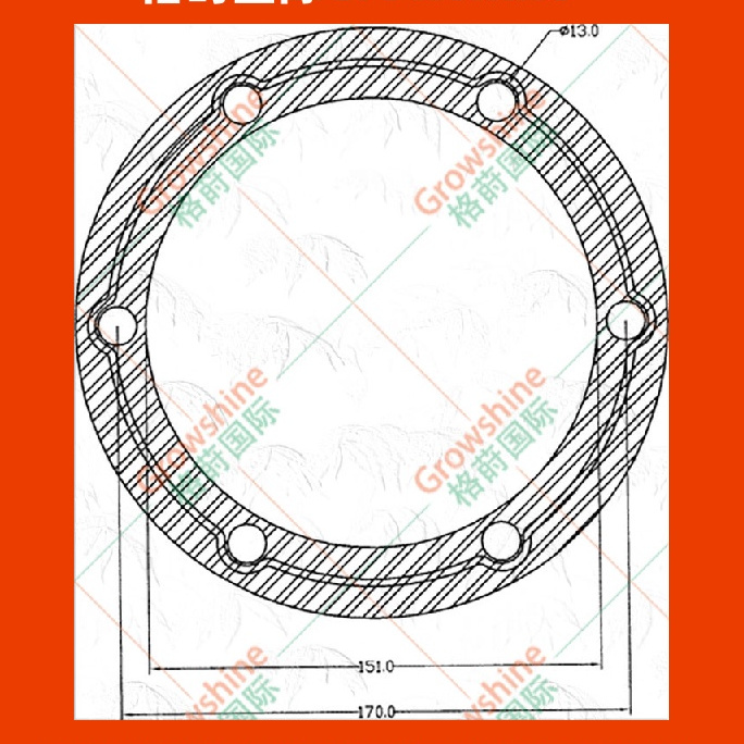 叉车配件供应S500增压器垫片