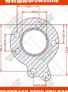 铲运车配件供应3K增压器KP39增压器垫片