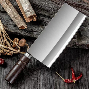 菜刀家用第一名切菜切片刀子厨房锋利切肉刀不锈钢桑刀官方正品