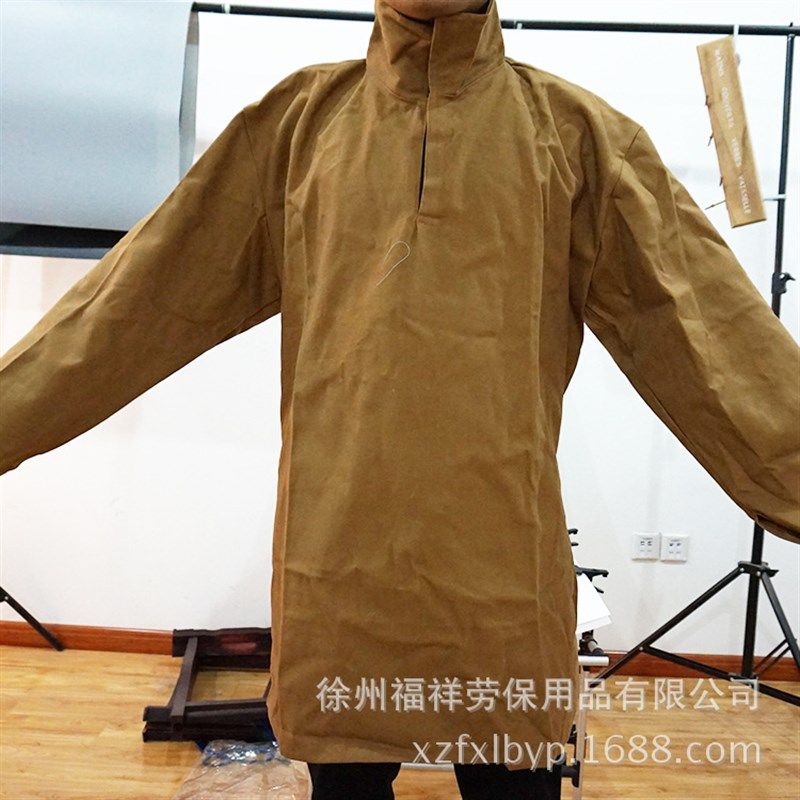 电焊反穿衣棉加厚防火星电焊帆布倒褂焊接服罩衣倒褂耐磨,男装,工装制服,淘宝优惠券,粉丝福利购,淘宝优惠卷