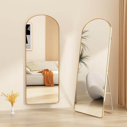 全身镜穿衣落e地镜子贴墙自粘家用壁挂网红女生卧室化妆挂墙试衣