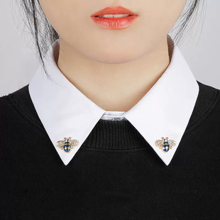 假领子百搭女假领春秋配毛衣的衣领白色衬衫领新款商务职业高级感