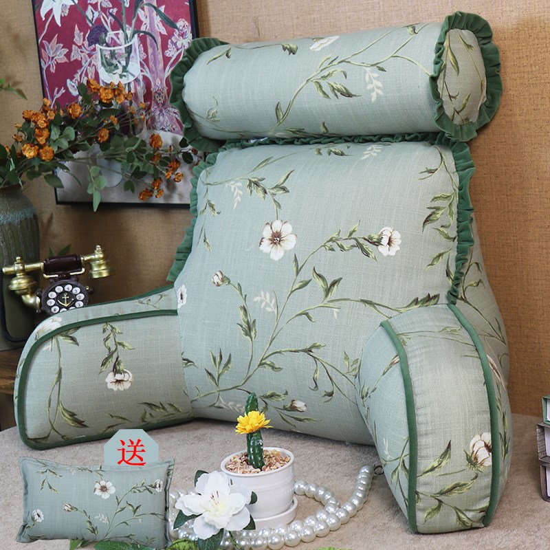 靠枕床头大靠背垫护腰护颈腰靠垫孕妇老人加高沙发飘窗台床上软包