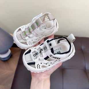 男童夏天凉鞋包头防踢女宝宝u溯溪鞋小童新款沙滩机能鞋子1-2-3岁