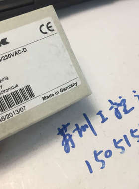 议价TURCK模块BL20-PF-120/230VAC-D 6827008己