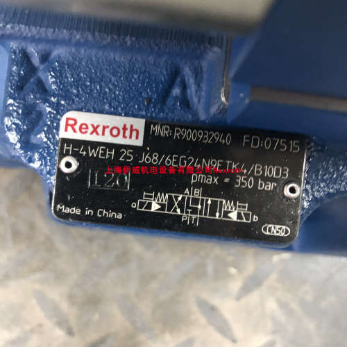 议价力士乐H-4WEH25J68/6EG24N9ETK4/B10D3 R900932940液压件换向