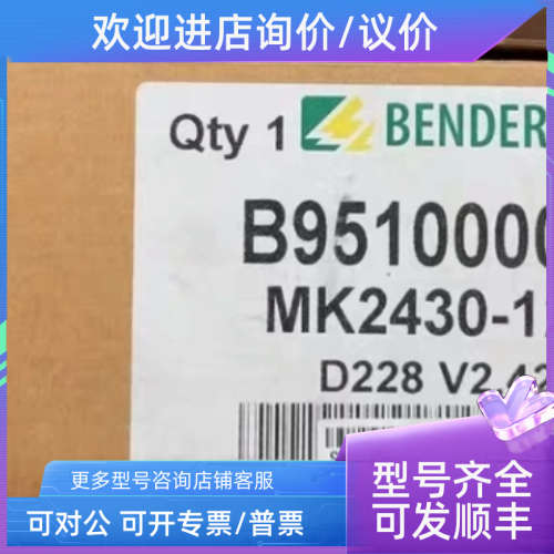 议价本德尔绝缘检测仪IR420-D4-2