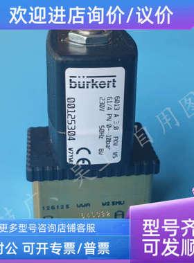 议价burkert6013电磁阀 125304  00125304