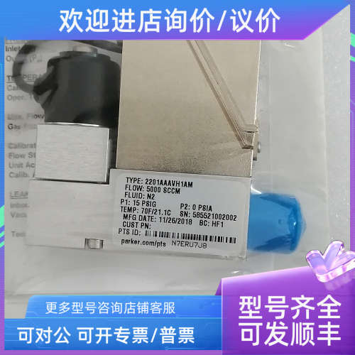 议价2201AAAVH1AM流量计5000SCCM N2流量计