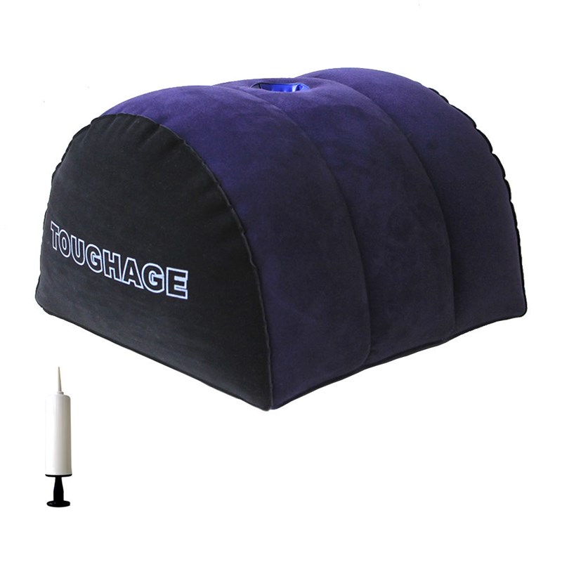 抱枕成人开孔床上超大号睡觉骑枕半身充气长条形可插便携抱枕