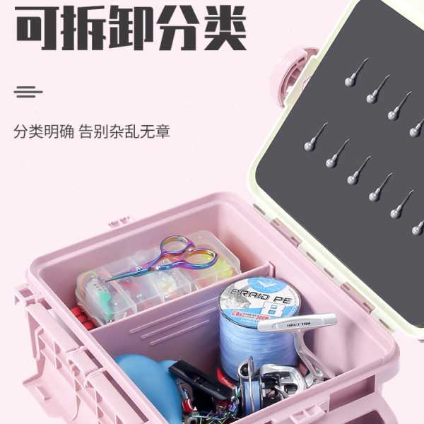 皓顿超轻路亚钓箱工具箱渔具桶大容量钓鱼箱插竿多功能加厚可坐