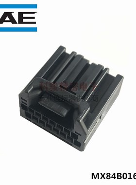 JAE航空电子MX84B016SF1原装汽车连接器16孔黑色阻燃材质2024现货
