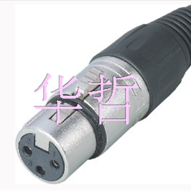 卡侬头YS136N平衡XLR卡侬母插头话筒插调音台甬声卡农母
