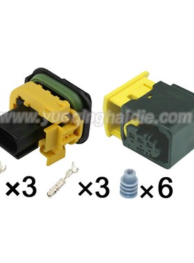 DJ7033B-1.5-11/21适用于车用接插件1-1418448-1连接器1-1703843-