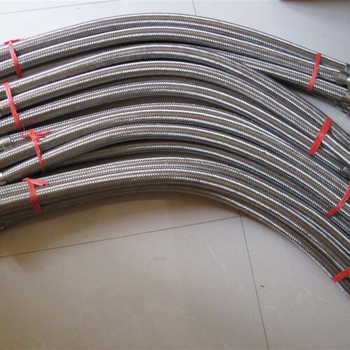 不锈钢金属波纹1.2/1寸半DN40/32 蒸气 锅炉软管高压高温编织管