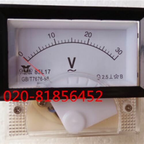 交流电压表85L17-30V 10V 20V 50V 75V 100V 150V GB/T7676-98