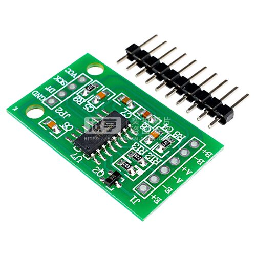 HX711模块 称重传感器 24位高精度AD模块 压力传感器 小体积小版