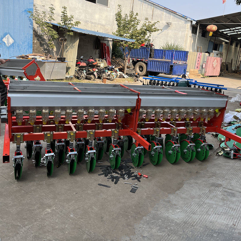 圆盘式种箱肥箱分离种麦机楼腿式小麦播种机小型农用多功能