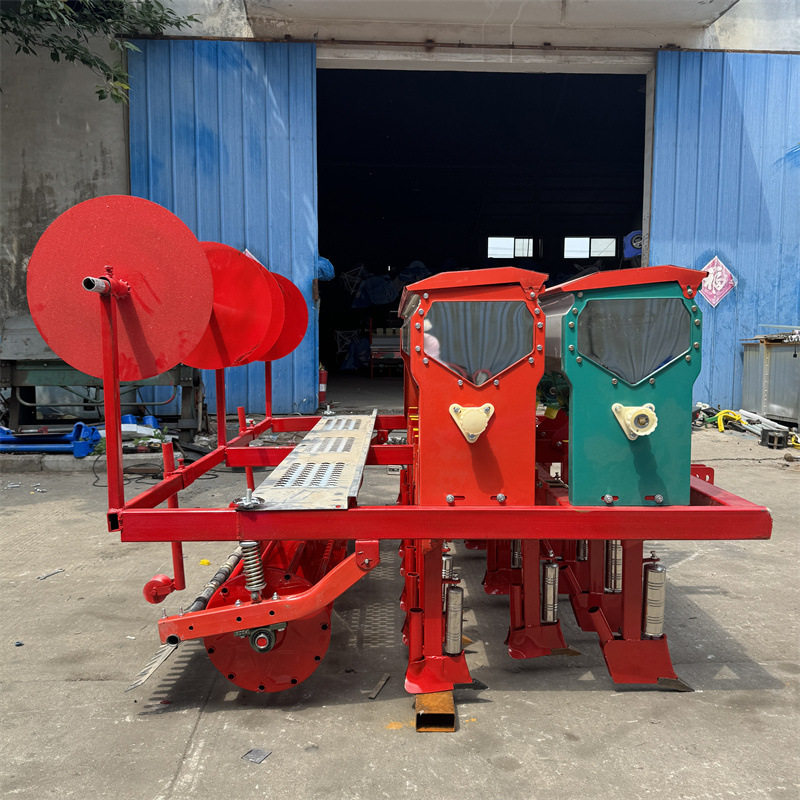 麦子播种施肥一体机楼腿式小麦播种机种箱肥箱分离