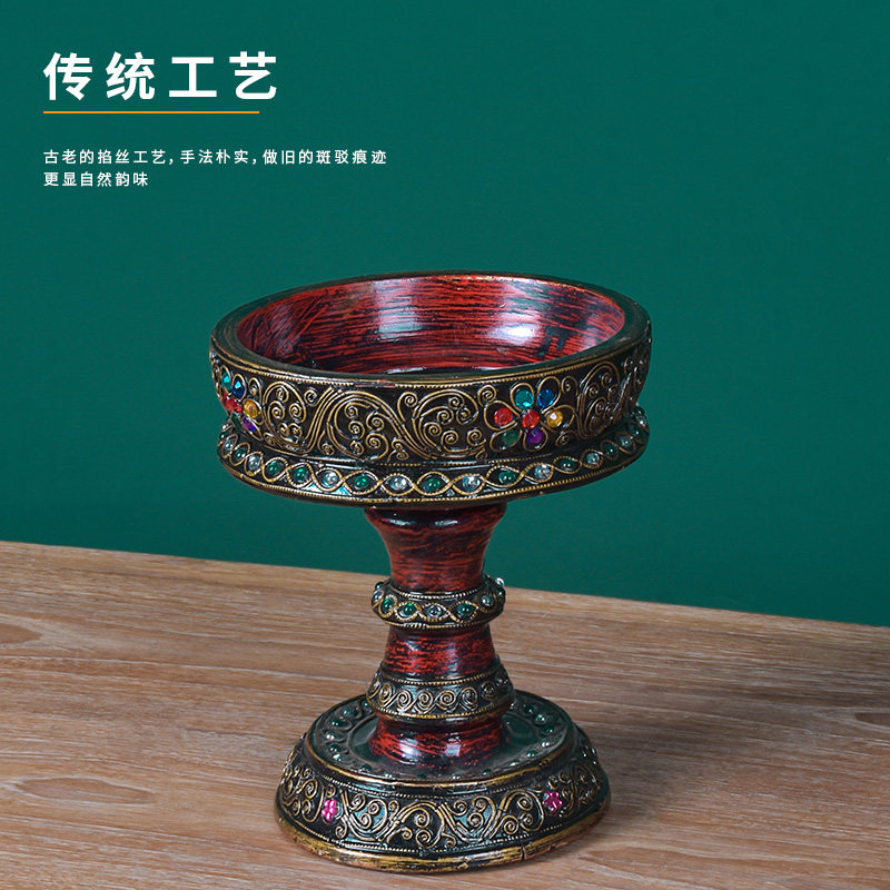 果盘家用客厅茶几新款供果果盘实木木质水果盘复古零食盘,家居饰品,果盘/果篓,淘宝优惠券,粉丝福利购,淘宝优惠卷