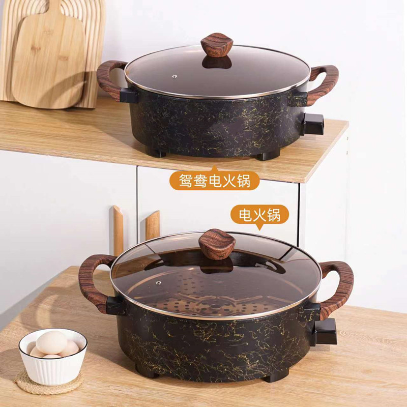 15L大容量鸳鸯电火锅快煮锅大口径电火火锅锅插电火锅8-10人 商用