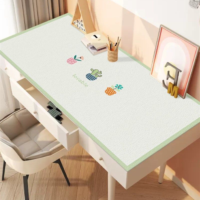 环保皮革书桌垫学生儿童护眼桌面保护垫防水隔热学习桌写字台桌布,居家布艺,办公桌垫,淘宝优惠券,粉丝福利购,淘宝优惠卷