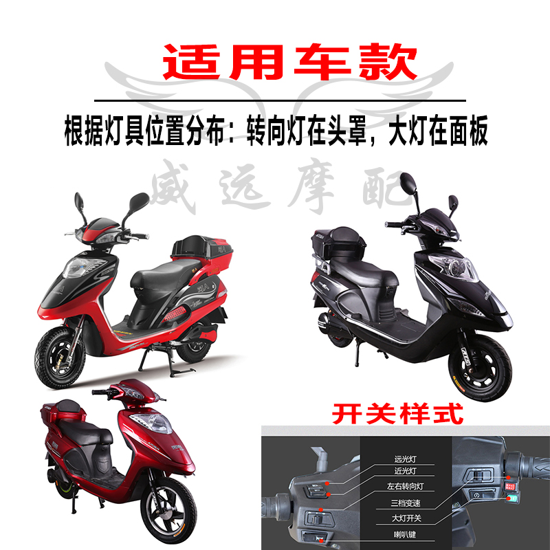 越野者电动车大线整车线车全踏板车线路电线总成关线