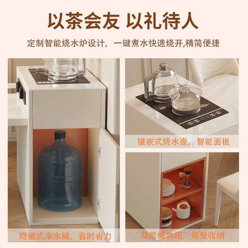 馨佰利岩板餐桌家用饭桌椅新款小户型家用岛台餐桌伸缩现代,住宅家具,岩板餐桌,淘宝优惠券,粉丝福利购,淘宝优惠卷