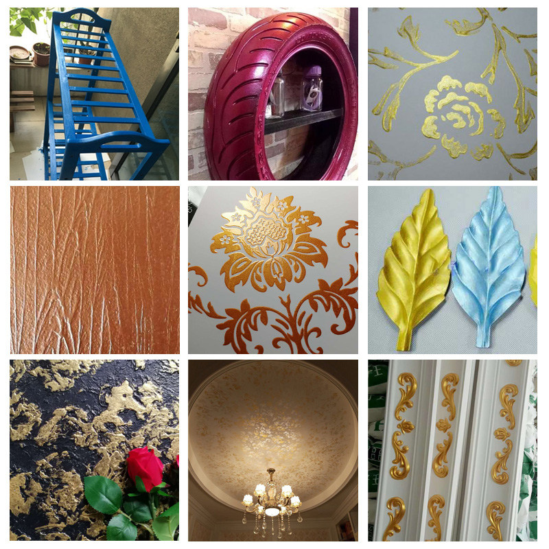 液体壁纸水性金属漆幻彩闪光漆硅藻泥环保墙面美白蛋壳光艺术涂料