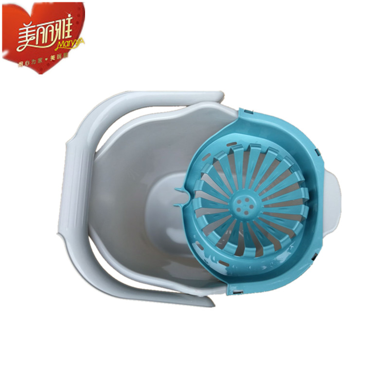 美丽雅吸引力拧干桶 拖布拧干器 拖把桶脱水桶 挤水桶 挤水器 10L