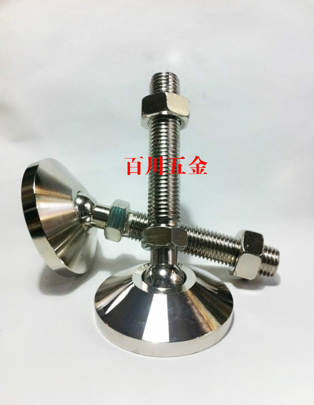 重型全金属关节蹄脚高承载铁块机床调节脚地脚螺丝MM2M2
