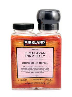 国内现货Kirkland矿物yan粉烟玫瑰山岩yan海yan制品自带研磨器纯