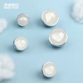 碧通创意云絮水晶整体门拉手奶油风爱心单银色抽屉现代把手