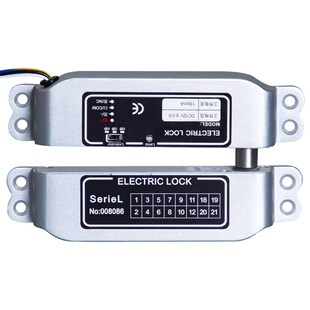 线延时反馈明装电插锁木门铁门插销锁框玻璃门门禁系统电磁锁