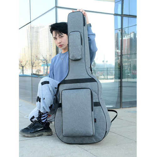 9寸加厚防水木吉他包 古典民谣肩背包袋