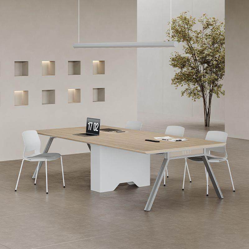 会议桌椅组合长桌办公小型简约现代员工会议室培训桌洽谈桌长条桌