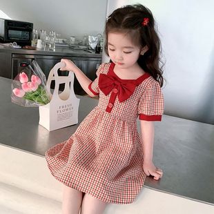 女童连衣裙夏季2025新款洋气网红夏款衣服女孩宝宝儿童装夏装裙子