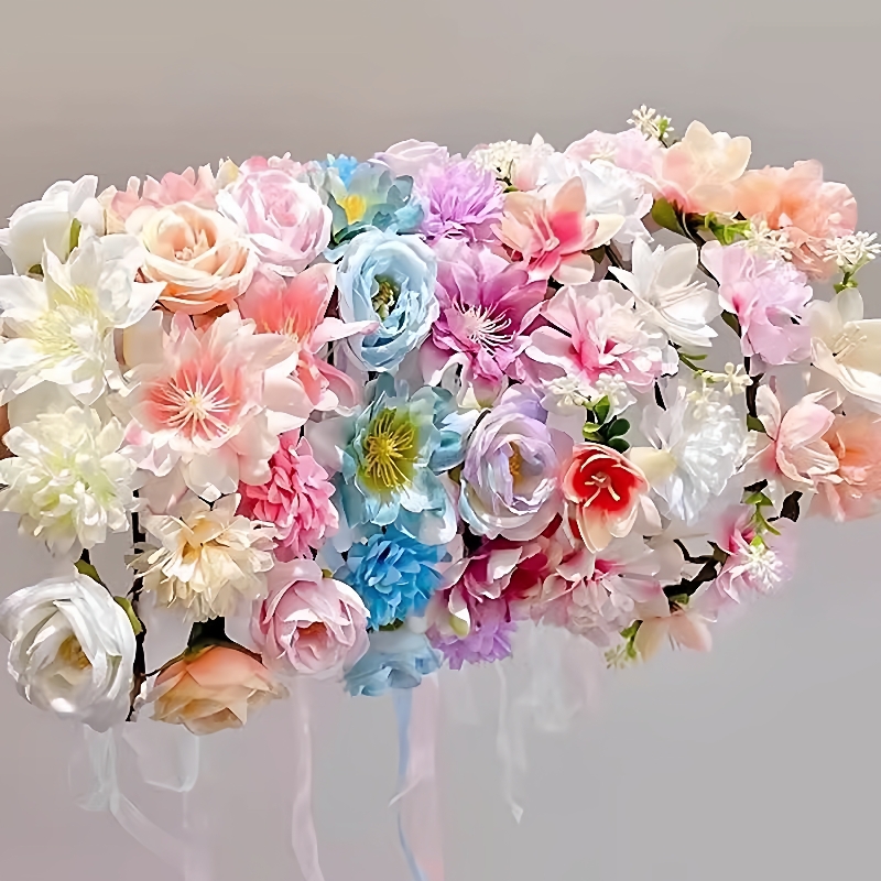 花环头饰儿童2025新款女森系头花海边拍照氛围感花朵发箍簪花发饰