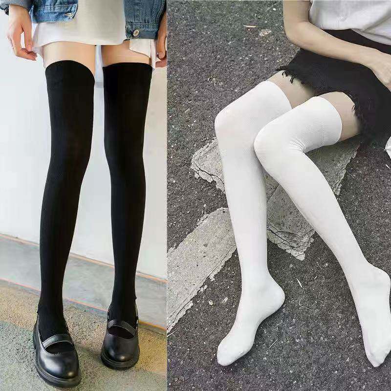 袜子女秋季韩版中筒可爱日系jk袜ins潮百搭显腿瘦丝袜制服小腿袜