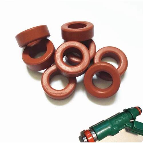 100只红色氟胶密封圈16×5.86×9mm适用于丰田电装喷油嘴
