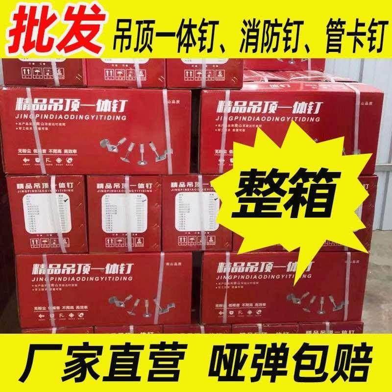 吊顶一体钉 炮钉管卡 木龙骨钉 迷你圆钉排卡钉 一箱也是厂家价