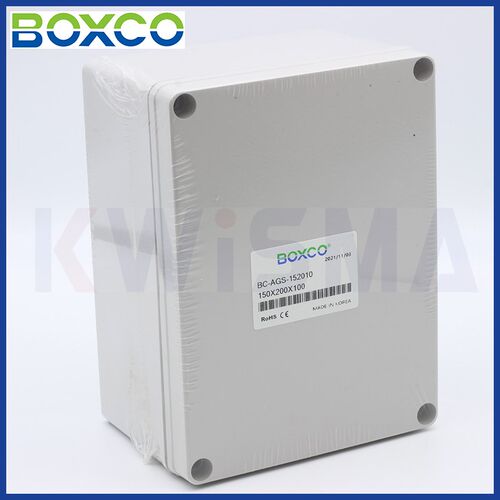 BOXCO原装进口AGS-152010塑料防水接线盒配电箱ABSPC阻燃透明IP67
